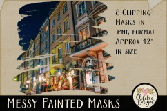 Clipping Masks - Messy Painted Photo Masks &amp; Tutorial Product Image 4