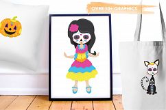 Sugar Skull Kids graphics and illustrations Product Image 5