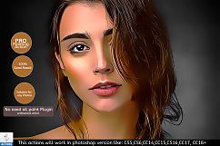Portrait Painting Photoshop Actions Product Image 1