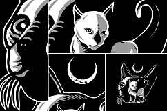 5 Cat Head Art Product Image 10