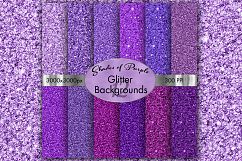 Shades of Purple Glitter - 12 Background Images Product Image 1