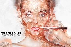 Water Color Photoshop Action Product Image 5