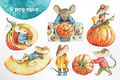 Fall Illustration about a mouse Product Image 2