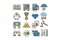 Banking vector icons Product Image 1