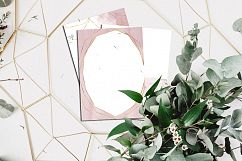 Blush Pink Watercolor Invitation Template Product Image 3