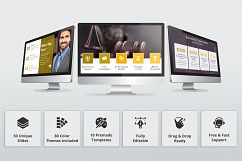 Law Firm PowerPoint Presentation Template Product Image 2