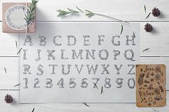 Monogram Floral Alphabet Letters &amp; Numbers Product Image 2
