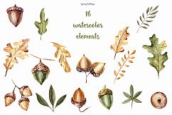 Autumn is coming! Watercolor set Product Image 3