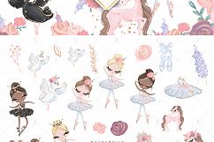 Ballerina Clipart, Swan Pony Product Image 2