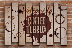 Watercolor Coffee Stains and Stalks Product Image 4
