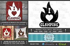 I Love Glamping SVG - Glamper Decor SVG - 800 Product Image 1
