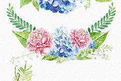 FlowerWreaths Watercolor Illustrations Product Image 2