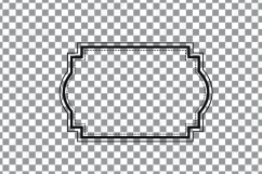 Digital Frames, Borders Clip Art, Digital Labels silhouette Product Image 4
