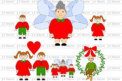 Granny Angel and More, Clip Art, Sublimation Product Image 4