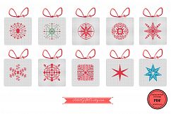Christmas Series Snowflakes, Counted Cross Stitch Pattern Product Image 1