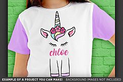 Cute UNICORN SVG - Cute Unicorn Shirt Design SVG File - 1002 Product Image 3