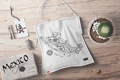 Map of Mexico - cartoon illustration Product Image 2