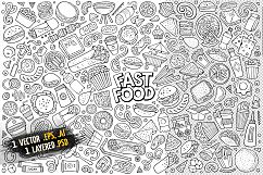 Fast Food Objects &amp; Elements Set Product Image 3