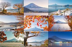 23 Fuji mt. &amp; Autumn season set (Discount from 19$) Product Image 4