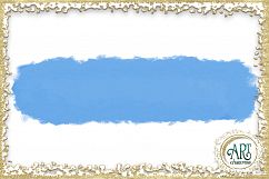 Blue Glitter Digital Clipart Brush Stroke - 24 of beautiful PNG files Product Image 3
