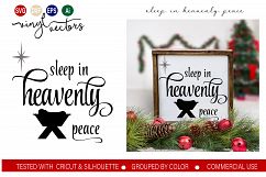 Sleep in heavenly peace DXF SVG Cut File Product Image 1