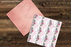 16 Thank You Pattern In Pink and Rosegold Digital Papers Product Image 6
