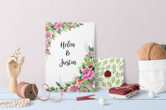 Watercolor flower Clip Art â€“ Eglantine  Product Image 9
