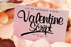 valentine script Product Image 1