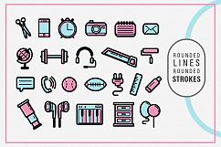 100 Miscellaneous Flat Icons Product Image 4