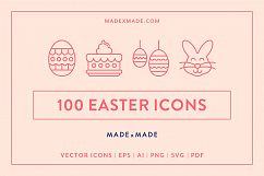 Line Icons – Easter Product Image 1