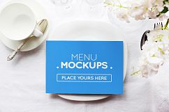 Reserve Card, Menu Mockups Product Image 2