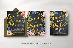 Black Floral Wedding Package Suite Product Image 6