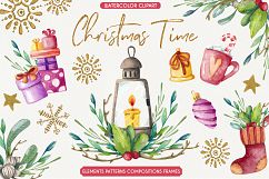 Christmas Time - Watercolor set Product Image 1