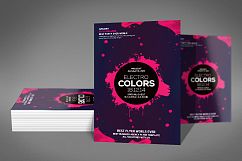 Electro Color Sounds Party Flyer Product Image 2