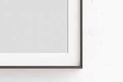 Styled Stock Photography, Frame Mockup set, vertical&amp;Horizontal black frames Product Image 3