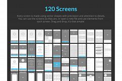 Bones IOS Wireframe Kit Product Image 2