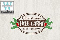 Christmas SVG - Christmas Tree Farm KWD159E Product Image 1