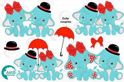 BABY ELEPHANT BUNDLE! 53 cliparts, graphics and illustrations and Patterns AMB-2273 Product Image 6