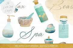 Spa Beauty Retreat Clipart Set Product Image 1