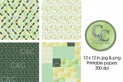 Quilt Patterns Digital Paper Pack Q-2P Product Image 2