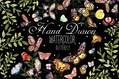 Beautiful watercolor butterflies Product Image 4