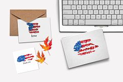 Vintage USA. America Backgrounds. Product Image 8