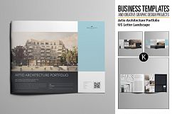 Artio Architecture Portfolio US Letter Landscape Product Image 1