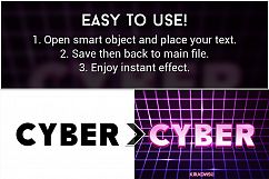 Cyber Text Effects Mockup Product Image 2