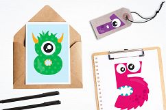 Monster Numbers graphics and illustrations Product Image 4