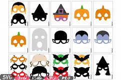Halloween Monsters props kids masks bundle svg 6p Product Image 7