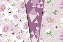Purple flowers paper Product Image 4