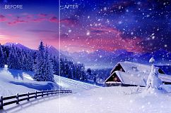 30 Real Snow Overlays Product Image 11