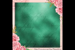 42 Mint and Teal Metallic Foil Texture Digital Papers Product Image 7