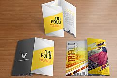 Realistic Trifold Brochure Mockups Product Image 2
